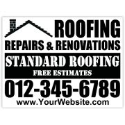 Roofing Yard Signs – Discount Yard Signs