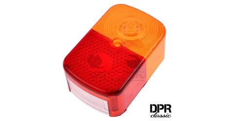 Rear Lamp Shade Simson Kr Schwalbe Red Orange Homologation Dpr