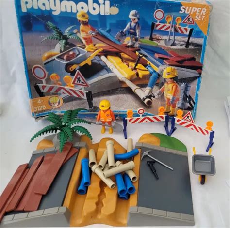 Playmobil Set Construction Super Set Travaux Publics Eur