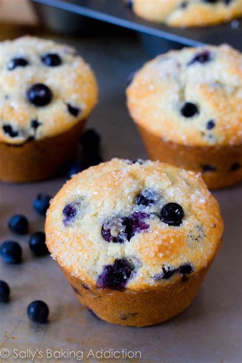 Sparkling Jumbo Blueberry Muffins Sallys Baking Addiction