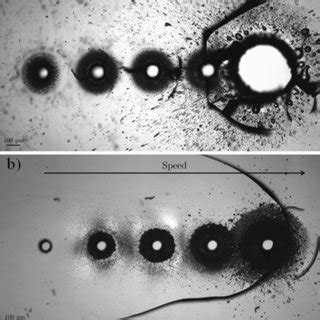 Optical Microscope Images Of A Hole Drilled With 60 Writing Circles In