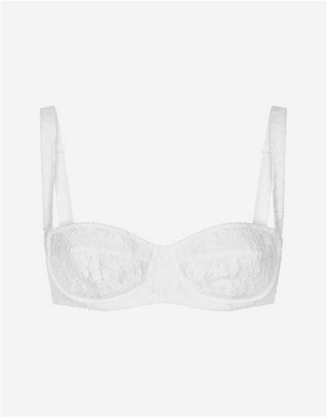 Lace Balconette Bra In White For Women Dolceandgabbana®