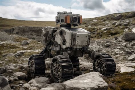 Robot With Its Simulated Environment And Surroundings Programmed For