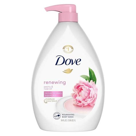 Liquid Body Wash Dove Body Wash Body Lotion Gentle Cleanser Rose