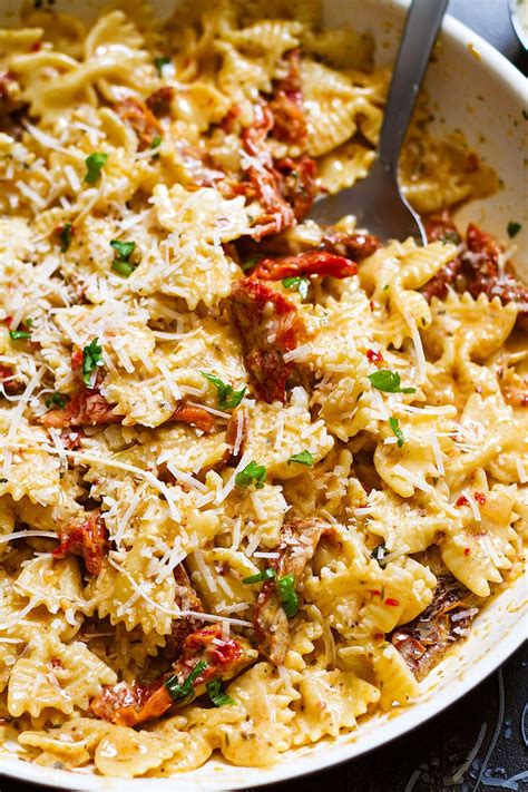 Creamy Sun Dried Tomato Pasta Recipe Creamy Pasta Recipe — Eatwell101