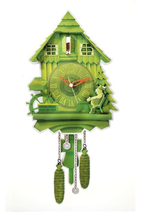 Pin By Karen Scarpone On Green Clock Cuckoo Clock Wall Clock