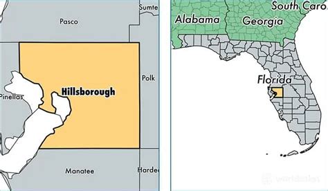 Hillsborough County Map With Cities Mapas Detallados De Tampa Para