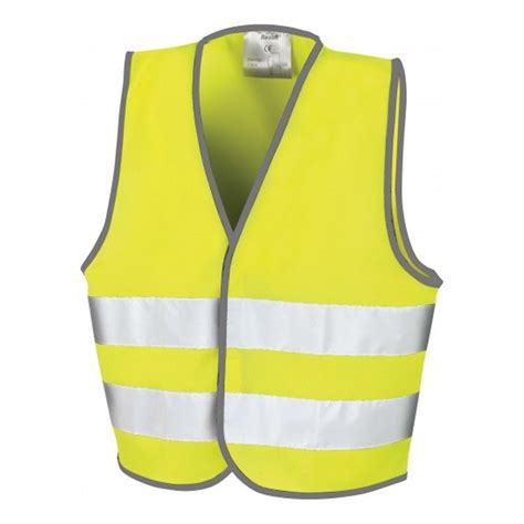 Gilet De S Curit Enfant Bandes Jaune Fluo Personnalis