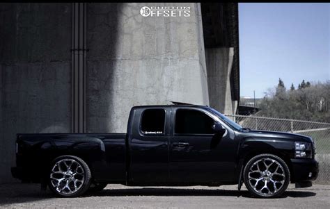 2010 Chevrolet Silverado 1500 With 24x10 30 Factory Reproductions Fr59 And 305 35r24 Haida Hd921