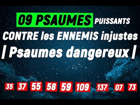 Psaumes Contre Les Ennemis Injustes Psaumes Dangereux Psaumes