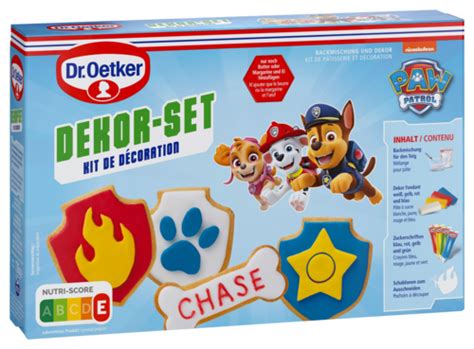 PAW Patrol Cookie Dekorier Set Saisonales Dekor Dr Oetker