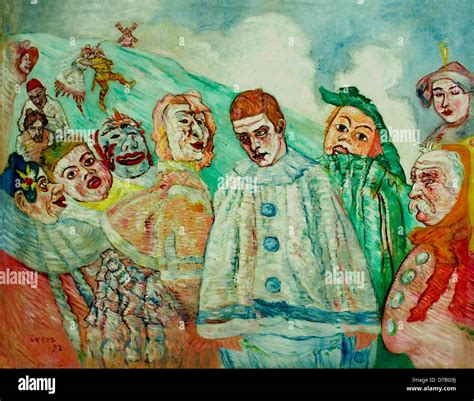 James Ensor Le Desespoir De Pierrot The Sad Clown