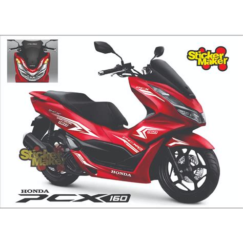 Jual Stiker Striping Pcx 160 Sticker Cutting Honda Pcx New 2021 2022