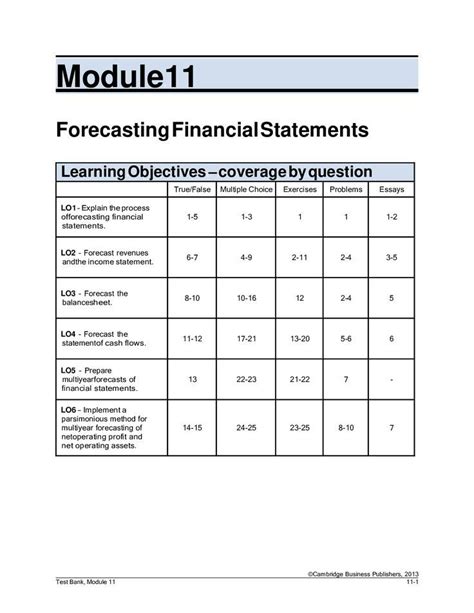 Test Bank For Financial Statement Analysis Valuation 3rd Edition