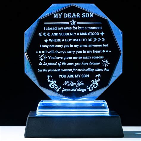 Amazon Ywhl Meaningful Son Gifts From Mom Dad With Colorful Led