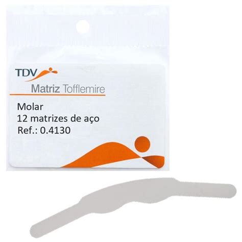 Matriz Tofflemire Molar C Tiras Ref Tdv Equipamentos Para