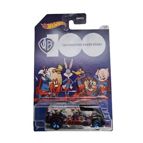 Комплект от 5 метални количлки Hot Wheels Warner Brothers 100th Anniversary Edition 1 64