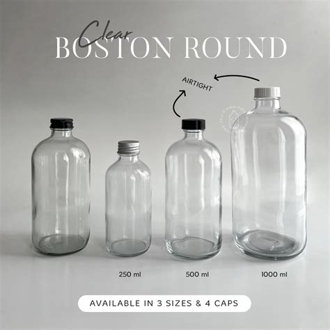 Jual Botol Kaca Clear Berbagai Macam Ukuran Botol Juice Kopi Boston