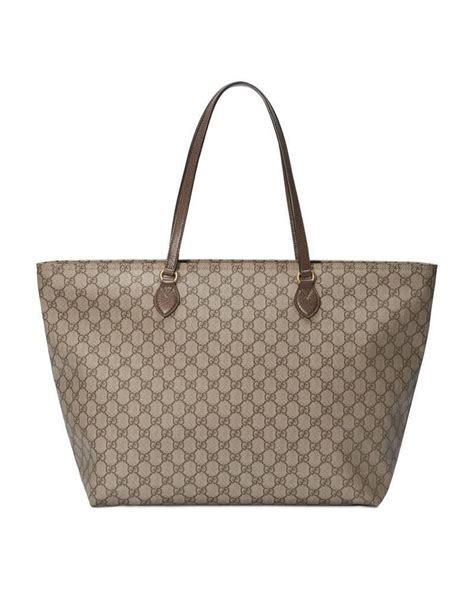 Gucci Medium Ophidia Soft Gg Supreme Canvas Tote Lyst