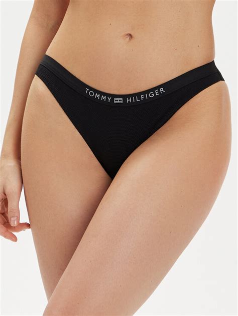 Tommy Hilfiger Dół od bikini UW0UW05315 Czarny Modivo pl