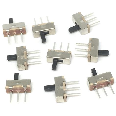 20pcs Interruptor On Off Mini Slide Switch Ss12d00 Ss12d00g3 3pin 1p2t 2 Position High Quality