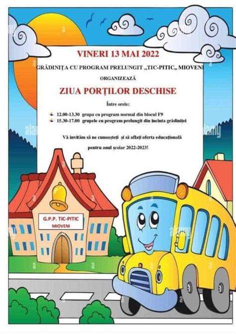 Ziua Porților Deschise la Grădinița cu Program Prelungit TIC PITIC