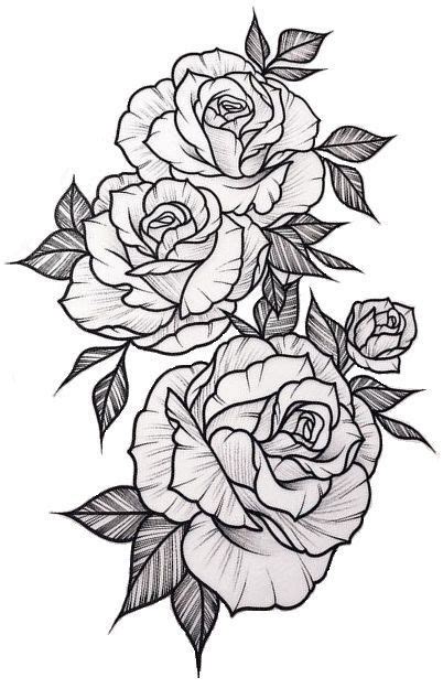 Pin By Everything On Tatouage Floral Tattoo Sleeve Rose Drawing