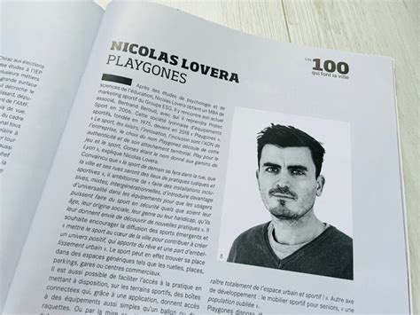 Nicolas Lovera Les 100 Qui Font La Ville En 2022 Playgones