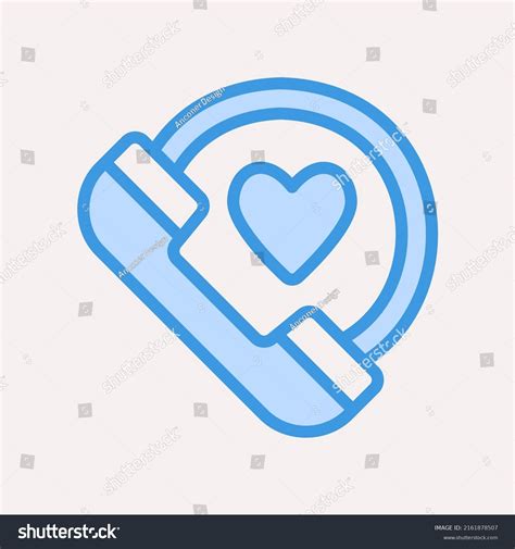 Phone Call Icon Blue Style Use Stock Vector Royalty Free 2161878507