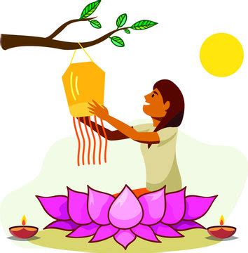 Vesak Kudu Clipart Sun