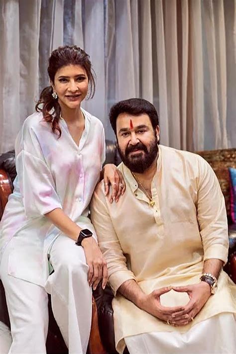 Mohan Babu Hosts Dinner Party For Mohanlal And Meena Pics Go Viral