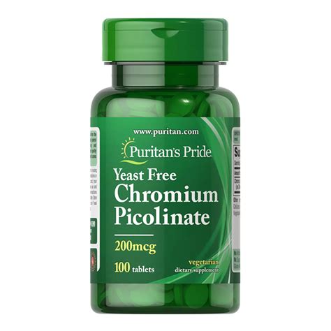 Buy Puritan S Pride Chromium Picolinate 200 Mcg Tablets 100 S Life Pharmacy