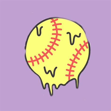 Softball Pfp Softball Backgrounds Cute Patterns Wallpaper Doodle