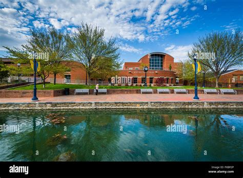 C Burr Artz Public Library And Carroll Creek In Frederick Maryland