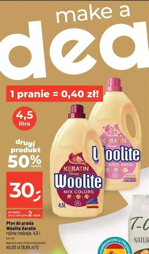 Dealz Za Z Woolite Keratin P Yn Do Prania L R Ne Rodzaje