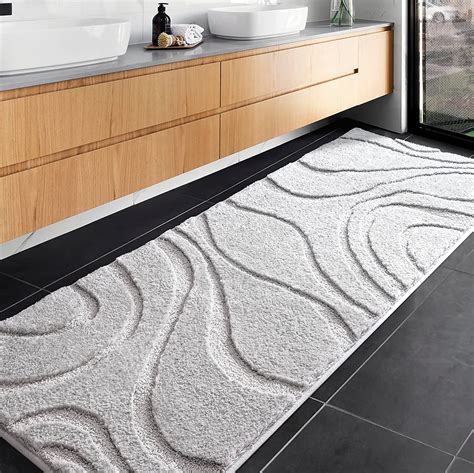 Dexde Bathroom Rugs Runner 24 X 60 Inch Extra Long Bathroom Rug Non