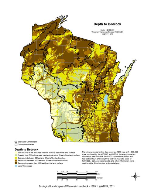 Map S14 Bedrock Depth Pdf