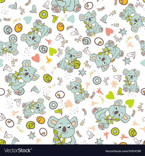 Seamless animal pattern Royalty Free Vector Image