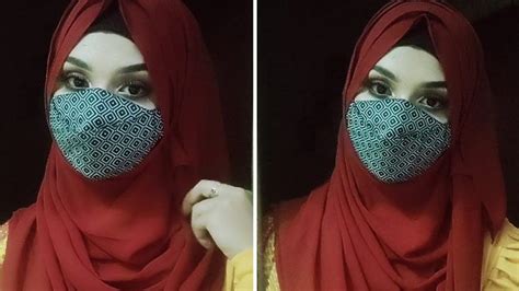 Regular Wear Hijab Style With Mask ️ Hijab Style With Mask Youtube