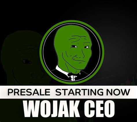 BSC Gems Alert On Twitter Wojak CEO Is A Coin Inspired By The