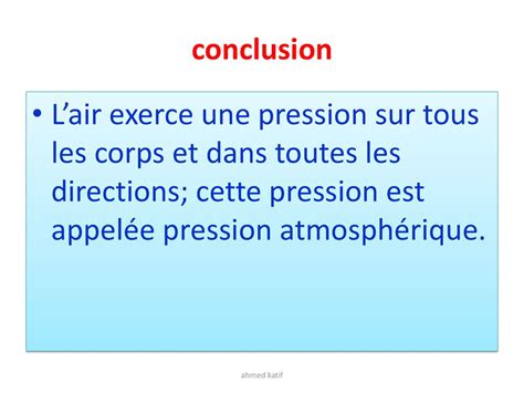 La Pression Et La Pression Atmosph Rique Ppt T L Charger