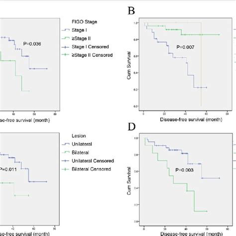 Disease Free Survival Curves Dfs For Different Clinicopathologic Download Scientific Diagram