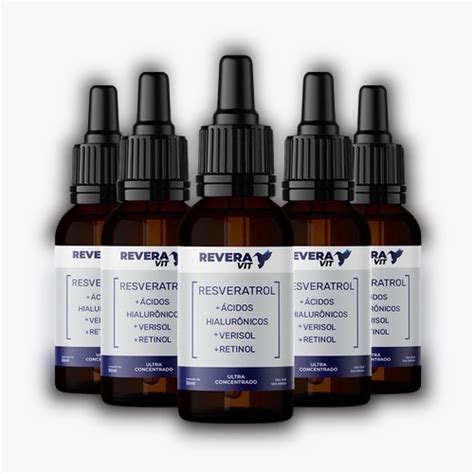 Kit Frascos Resveratrol Cido Hialuronico Biotina Retinol