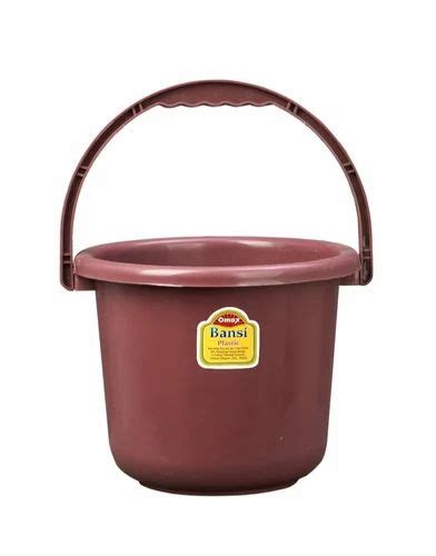 L Plastic Bucket For Home With Handle At Rs In Shapar Id