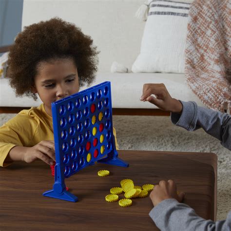 Connect 4 Classic Grid Board Game 4 In A Row Strategy For Kids