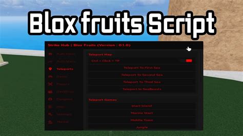 Blox Fruits Script Striker Hub Youtube