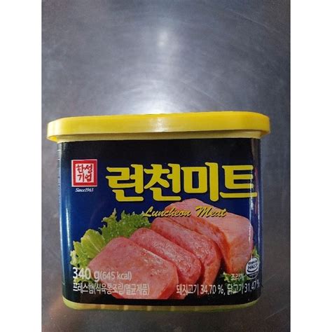 Hansung Korean Spam Authentic Luncheon Meat 340g 2027 Expiry Shopee