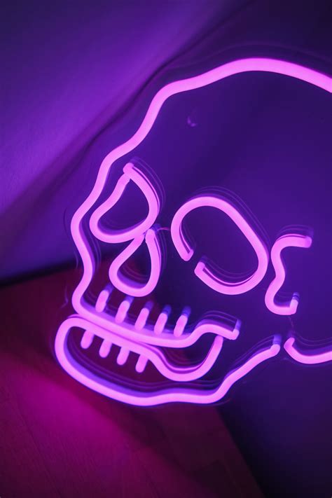Череп - Неоновые вывески FLIX NEON