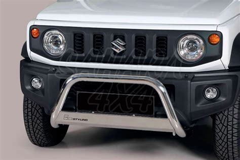 Defensa central inox Ø63mm Homologación CE para Suzuki Jimny 2018