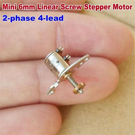 Tiny Precision Linear Screw Stepper Motor Micro Mini Mm Dc V Phase